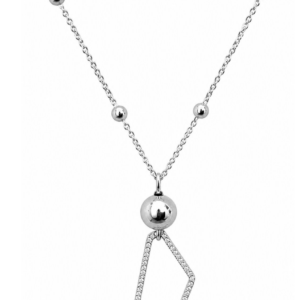 COLLAR ELEGANTE PERLA PLAT