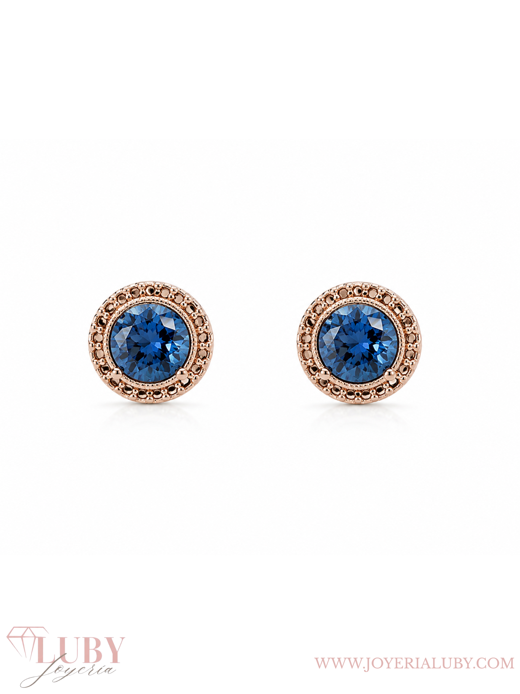 ARETES DE PIEDRA AZUL