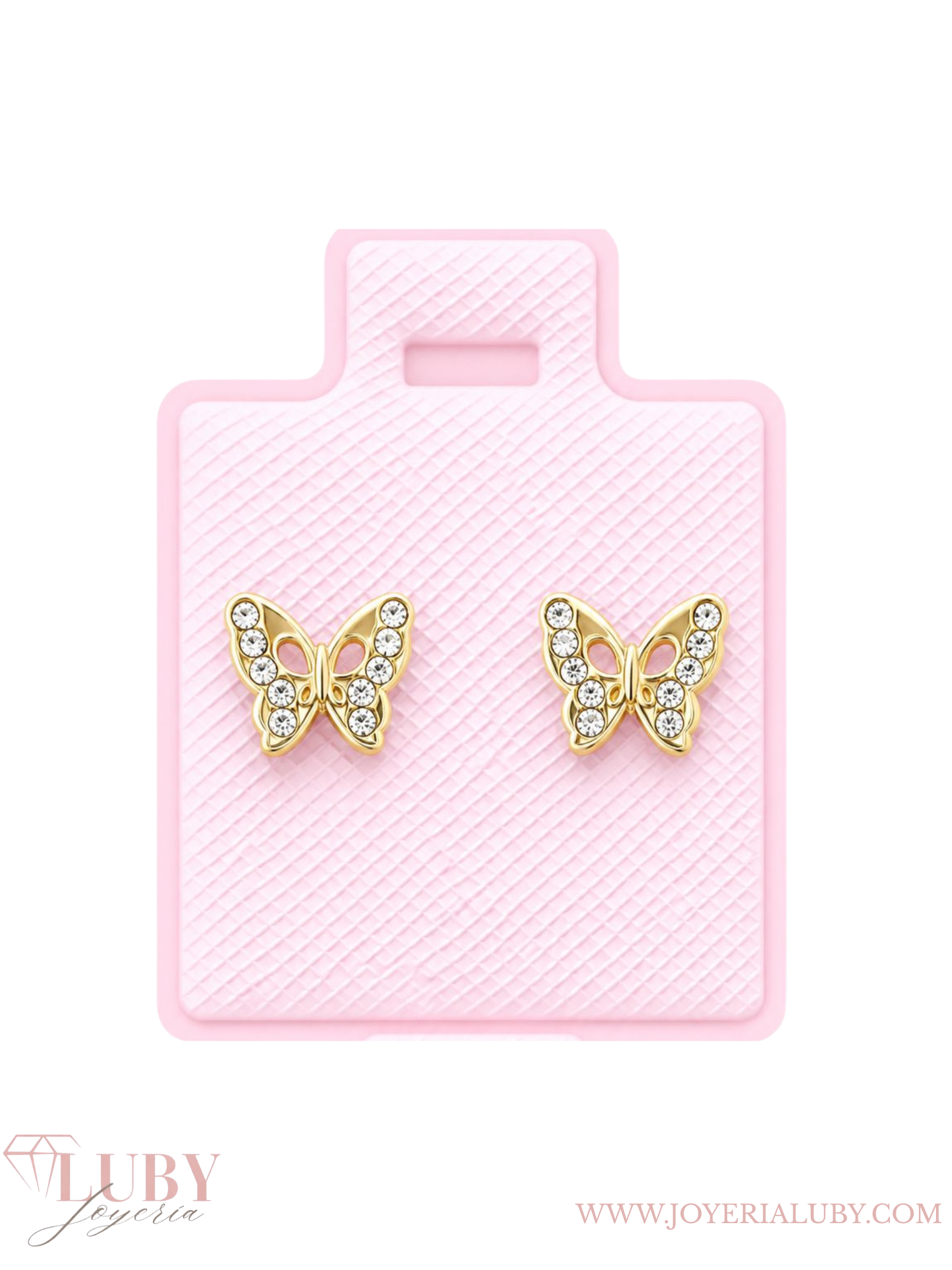 BROQUEL DE MARIPOSA ORO