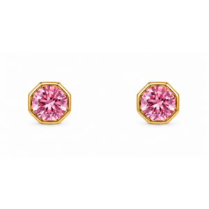 ARETES DE PIEDRA ROSA