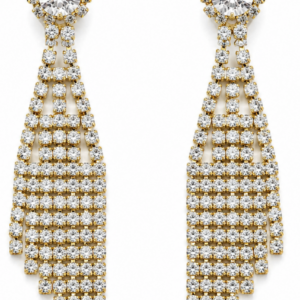 ARETES BRILLANTES LARGOS