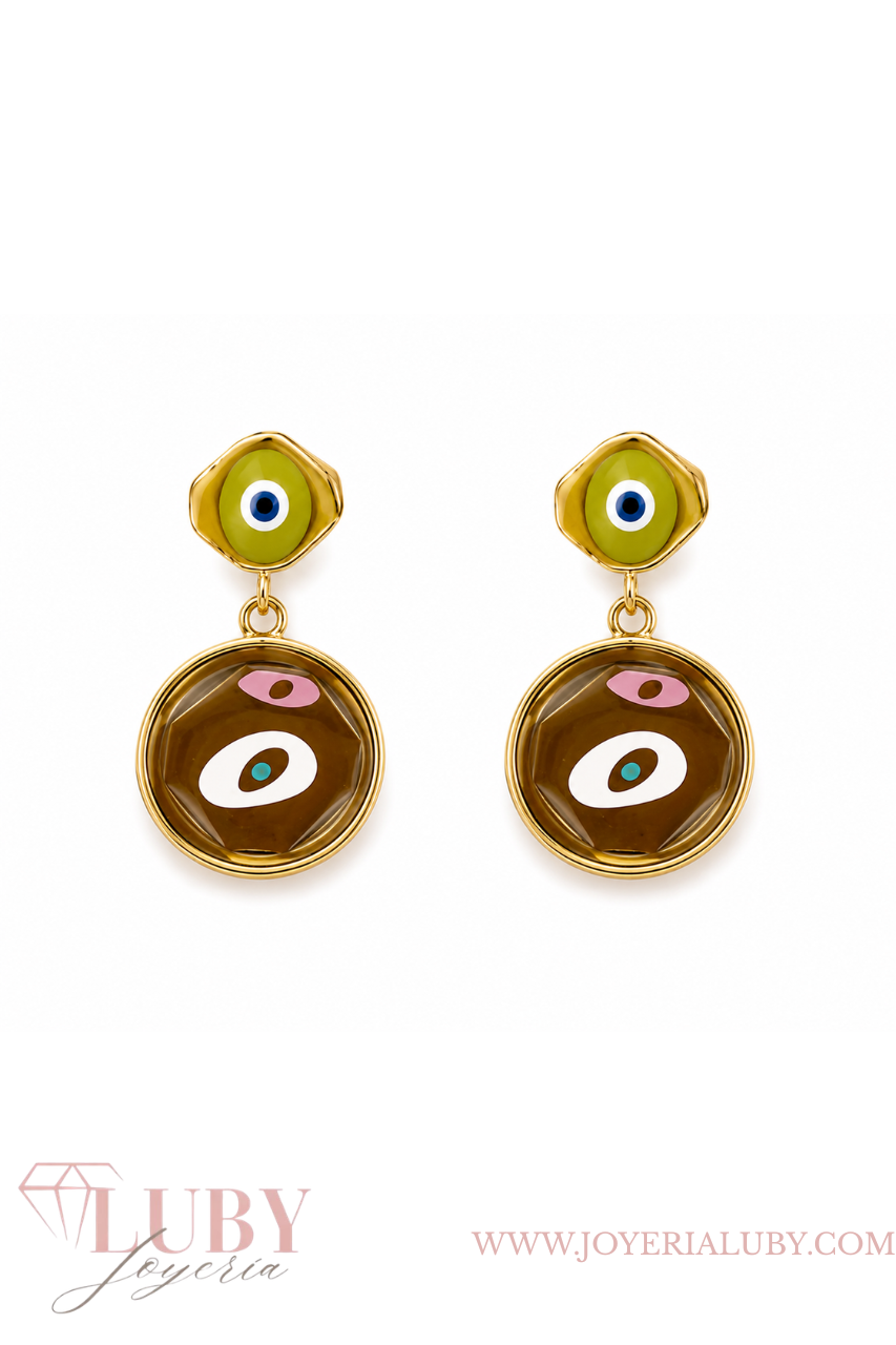 ARETES OJO TURCO