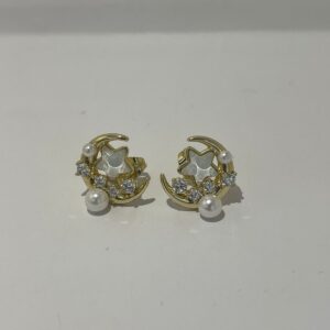ARETES LUNA DE PERLA