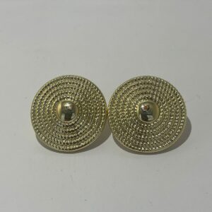 ARETES DORADOS TEXTURIZADOS