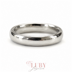ANILLO LISO PLATEADO