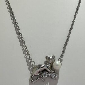 COLLAR DE GATITO CON PERLITA