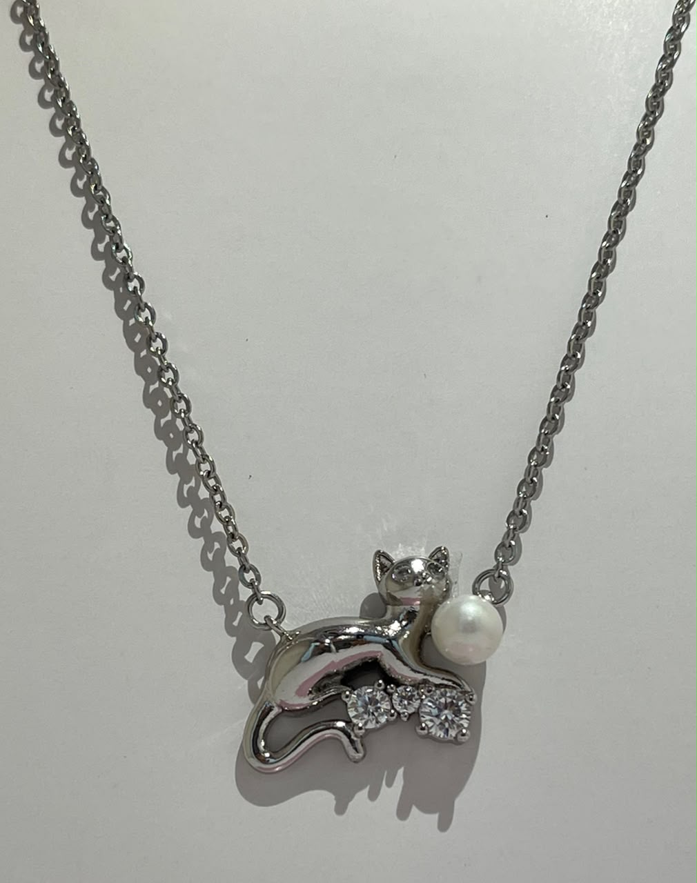 COLLAR DE GATITO CON PERLITA